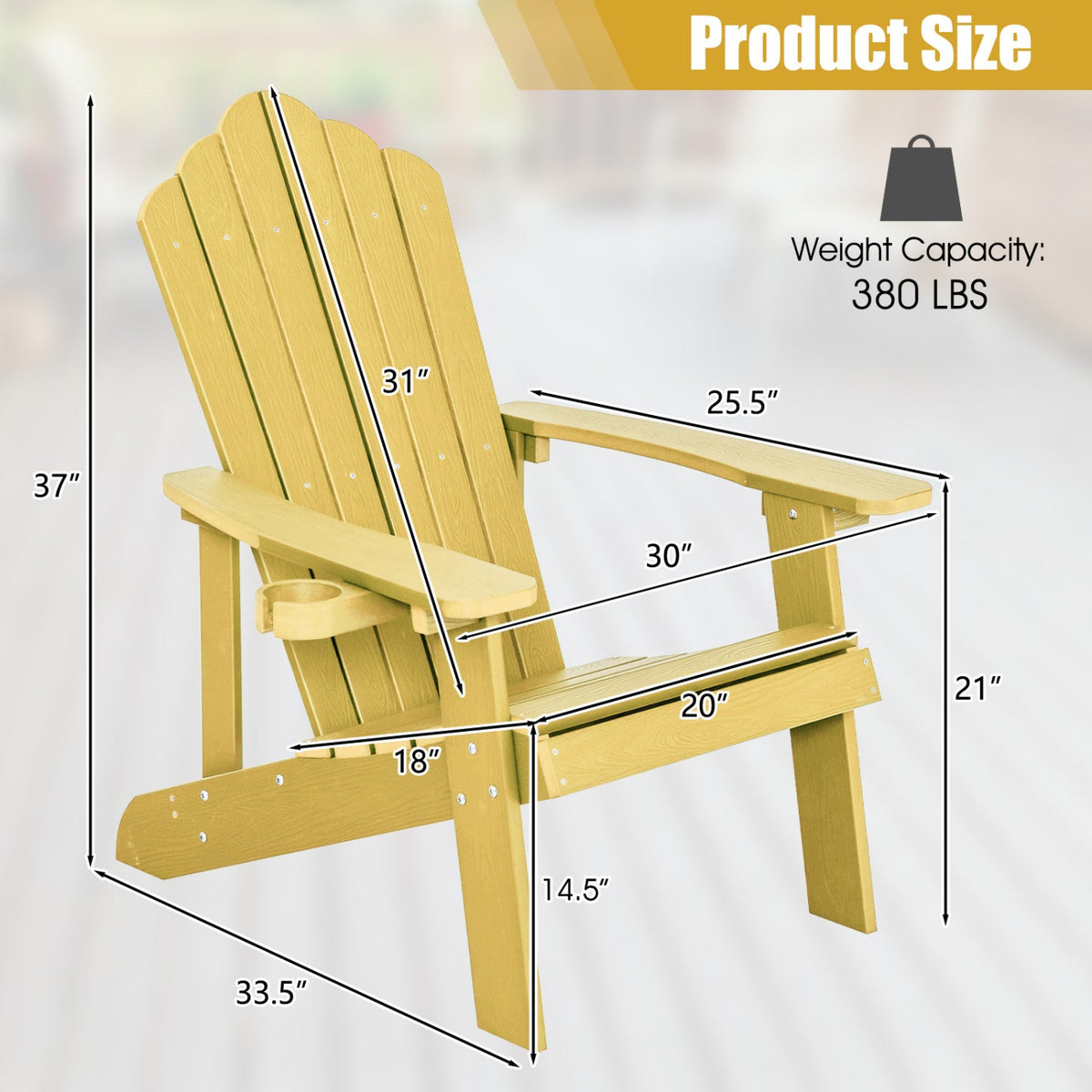 Adirondack Chair Set - Adult & Kids Pair for PatioAdirondack Chair SetTorqelo.com