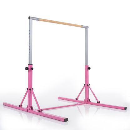 Adjustable Gymnastics Bar for Kids Ages 3+ (35.5-59 Inch)Gymnastics BarTorqelo.com