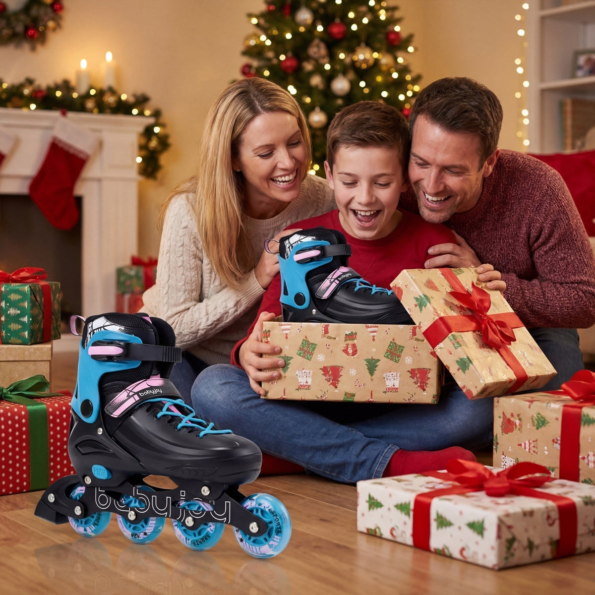 Adjustable Light-Up Kids Inline Skates Ages 9-14Inline SkatesTorqelo.com