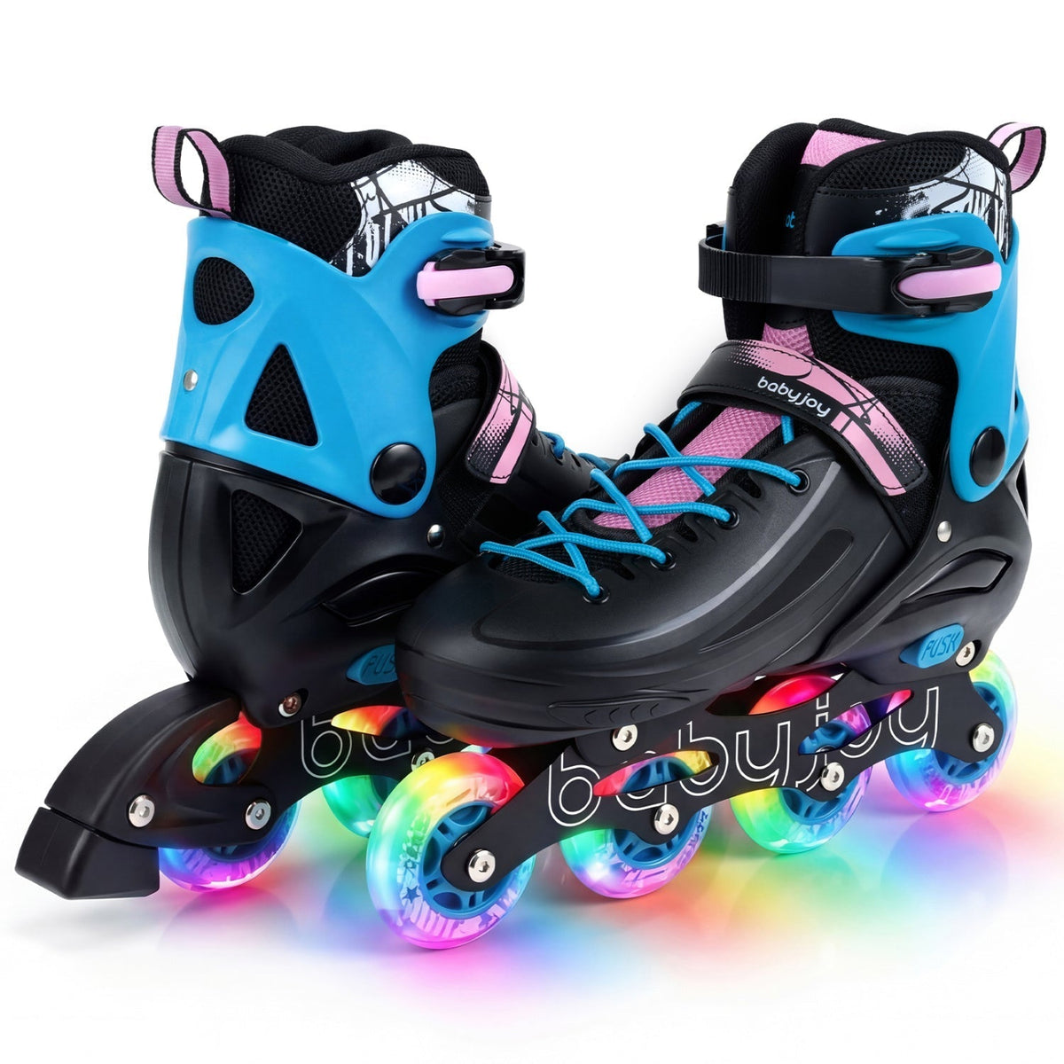 Adjustable Light-Up Kids Inline Skates Ages 9-14Inline SkatesTorqelo.com