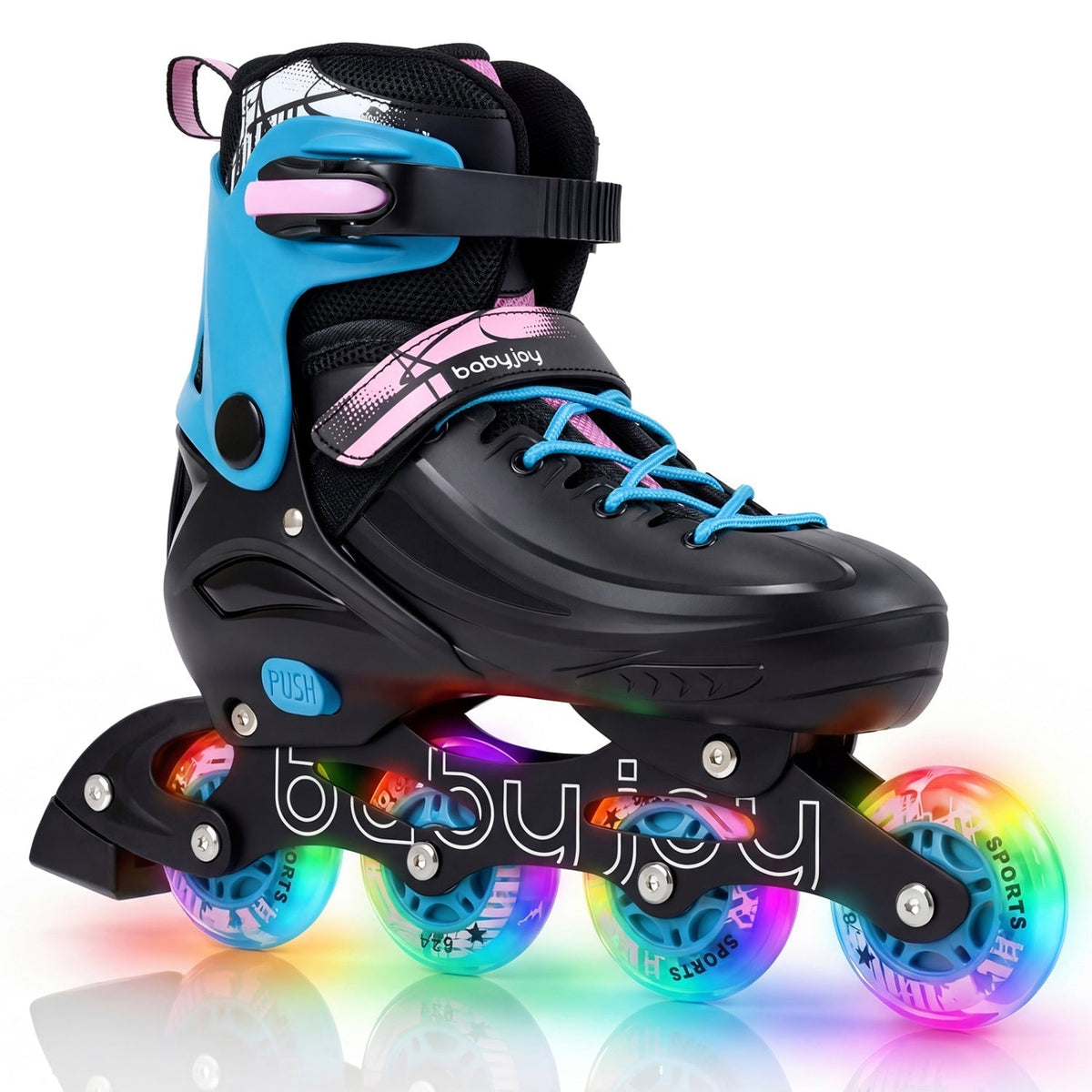 Adjustable Light-Up Kids Inline Skates Ages 9-14Inline SkatesTorqelo.com