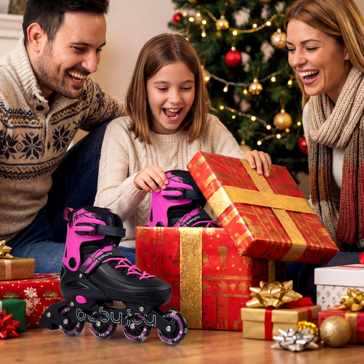 Adjustable Light-Up Kids Inline Skates Ages 9-14Inline SkatesTorqelo.com