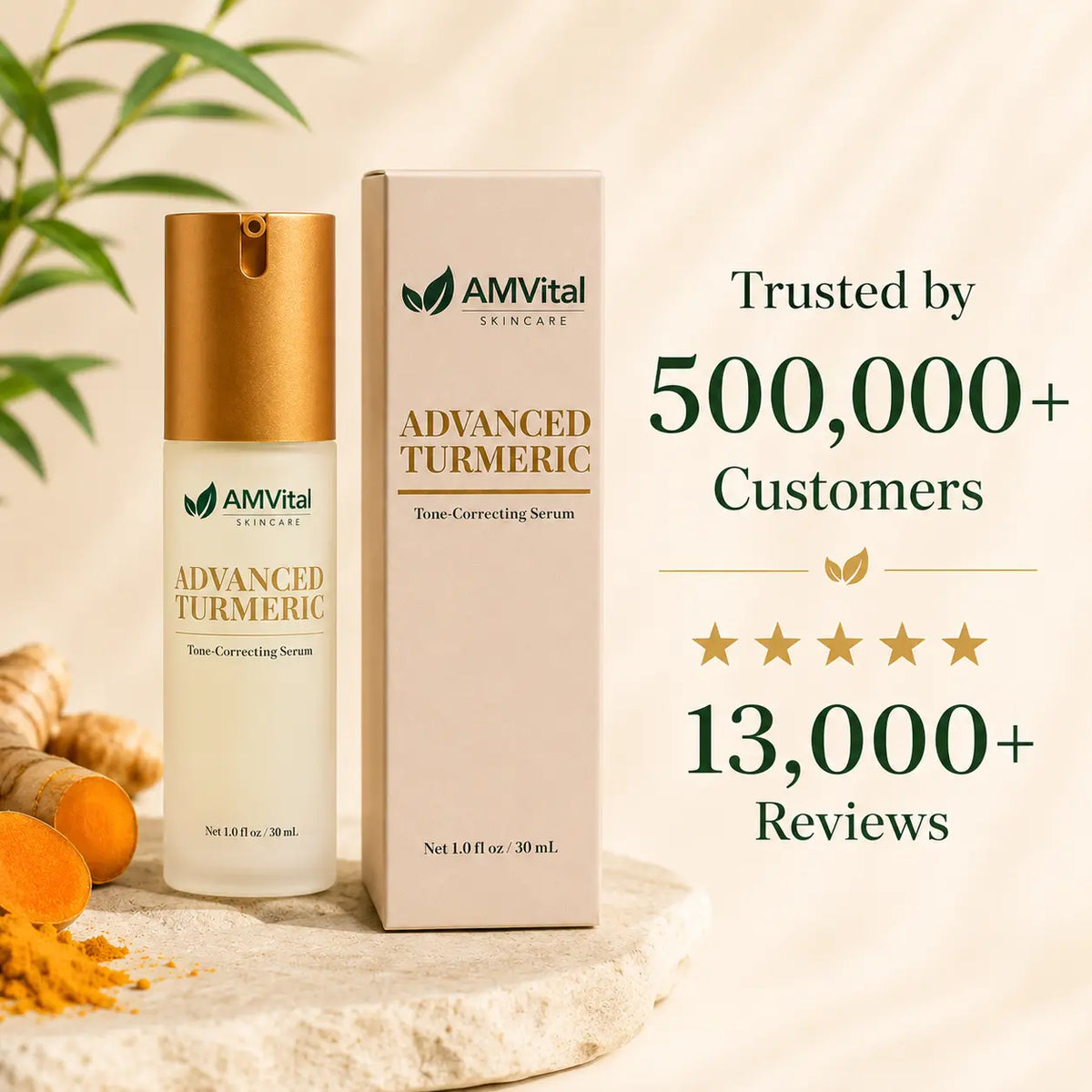 AMVital Advanced Turmeric Tone-Correcting Serum by AMVital