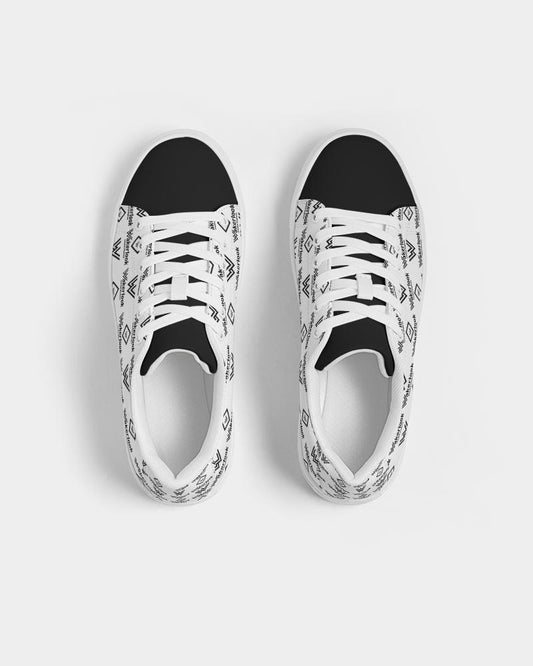 Wakerlook Men's Faux-Leather Sneaker by Sky Blue Saffron