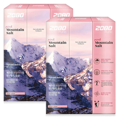 AEKYUNG 2080 Pure Pink Mountain Salt Toothpaste 150g X 6ea by SEOUVARA