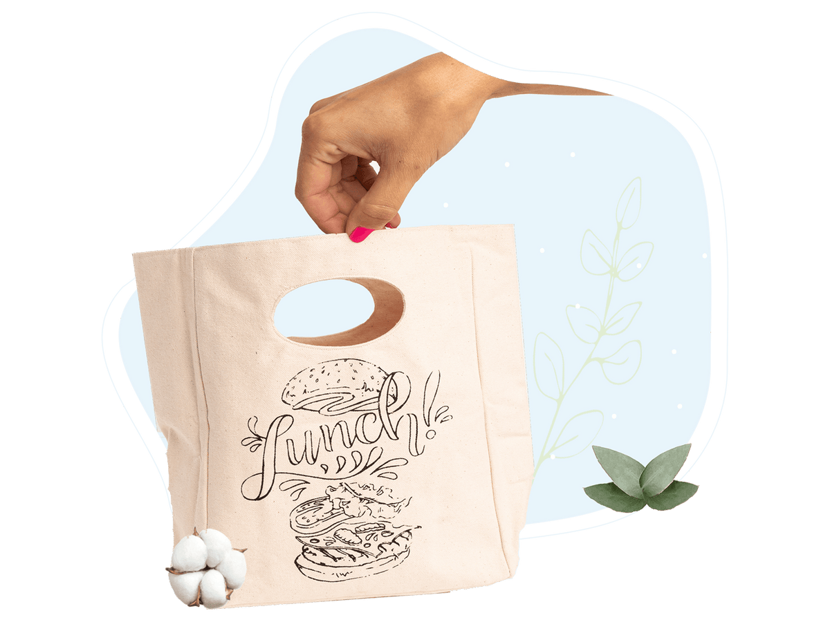 Canvas Lunch Bag by Organic Cotton Mart
