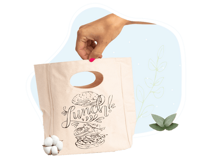 Canvas Lunch Bag by Organic Cotton Mart