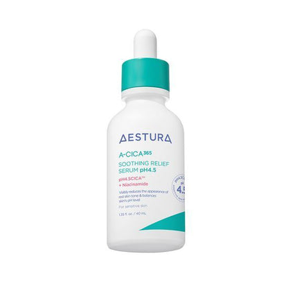 AESTURA A-CICA 365 SOOTHING RELIEF SERUM pH4.5 40ml by Seoulia