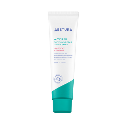 AESTURA A-CICA 365 SOOTHING REPAIR CREAM pH4.5 60ml by Seoulia