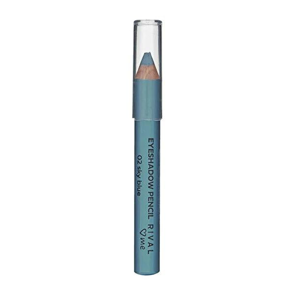 Rival Loves Me Far Kalemi Eyeshadow - Iridescent Sky Blue Makeup for Versatile Eye Decoration by Beauty Care Bag