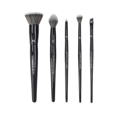 Elly Daily Makeup Brush Set with 5 Essential Brushes by Beauty Care Bag