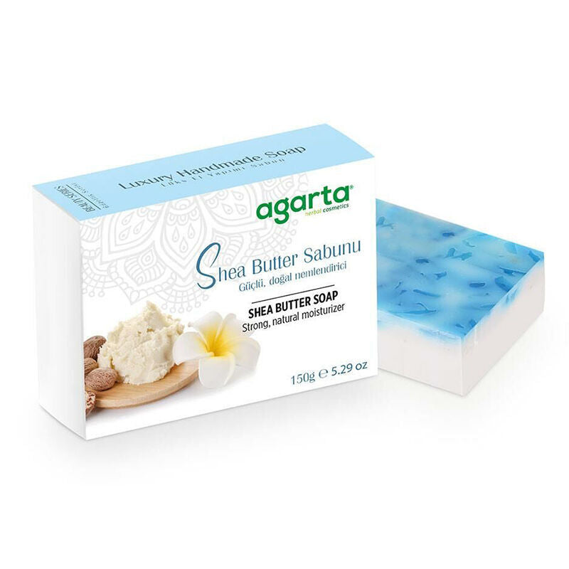 Agarta Shea Butter Natural Soap for Face & Hair 150g by Beauty Care Bag