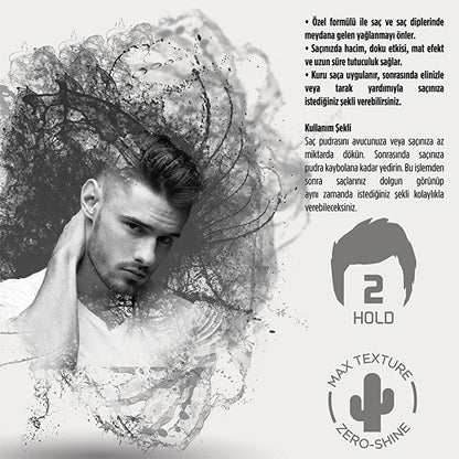 Agiva Hair Wax Powder 20g - Matte Finish, Volumizing & Oil Control for Men & WomenHair StylingTorqelo.com