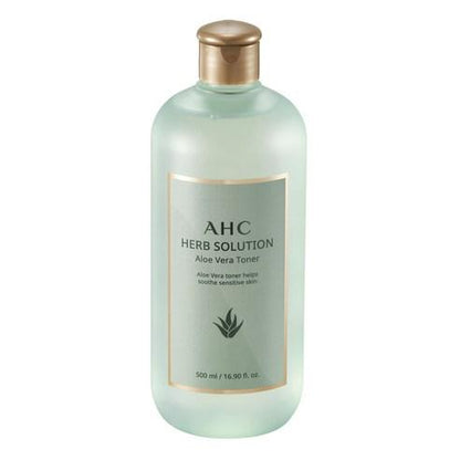 AHC Herb Solution Toner, Aloe Vera 500ml by Seoulia