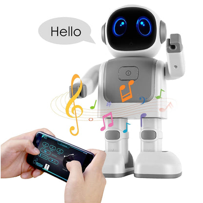 AI Dancing Robot Toy Smart Interactive Learning & Entertainment Robot for Kids with Bluetooth Music Programmable Moves Voice AssistantTorqelo.com