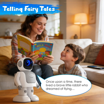 AI Dancing Robot Toy Smart Interactive Learning & Entertainment Robot for Kids with Bluetooth Music Programmable Moves Voice AssistantTorqelo.com