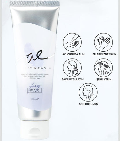 Airy Easy Glossy Wax Flexible Styling Pomade 100 ml by Beauty Care Bag