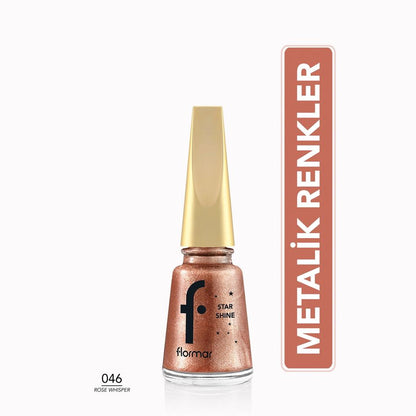 Flormar Star Shine Metallic Nail Polish in Rose Whisper 11ml by Beauty Care Bag