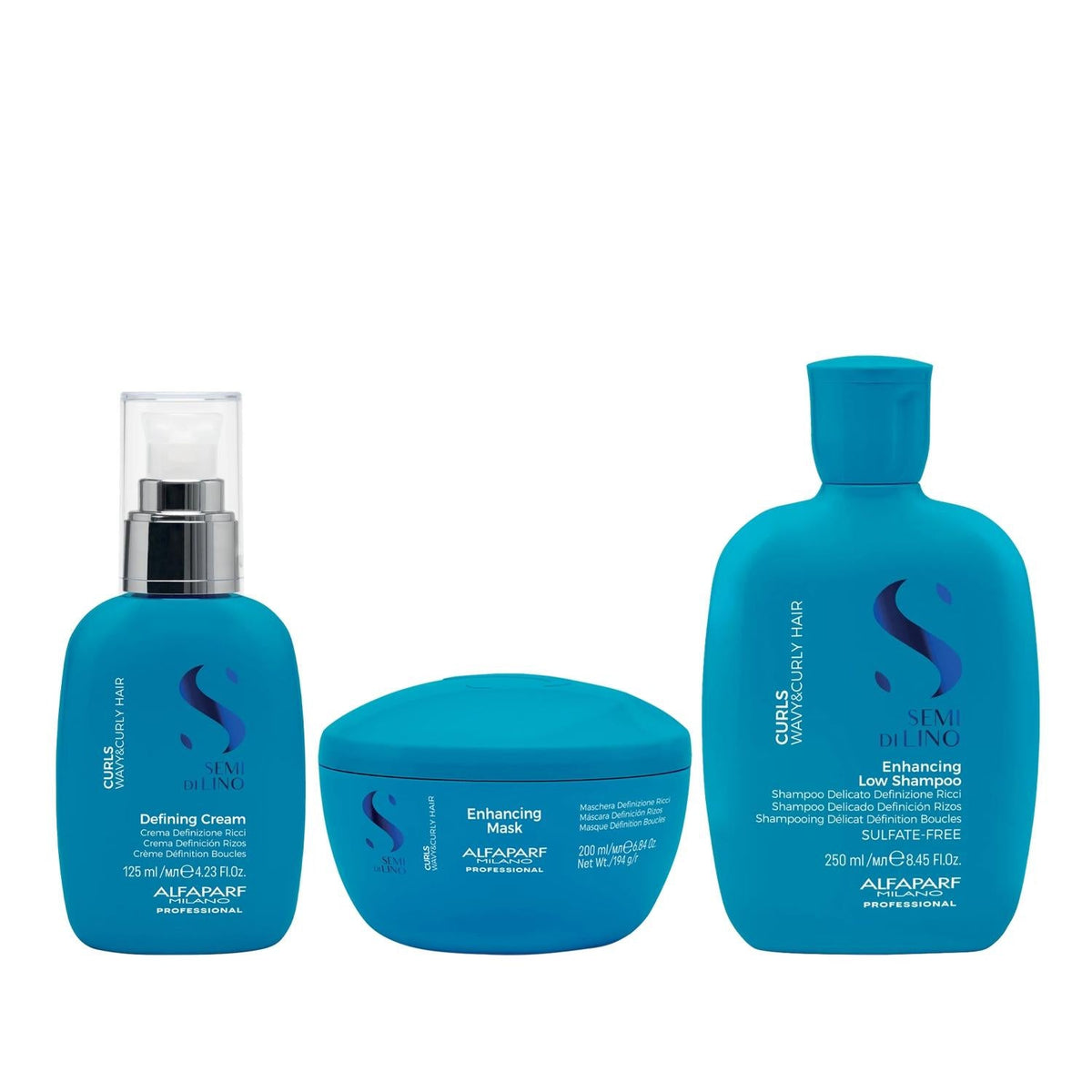 Alfaparf Semi Di Lino Curls Defining Shampoo, 250 ml, view 5