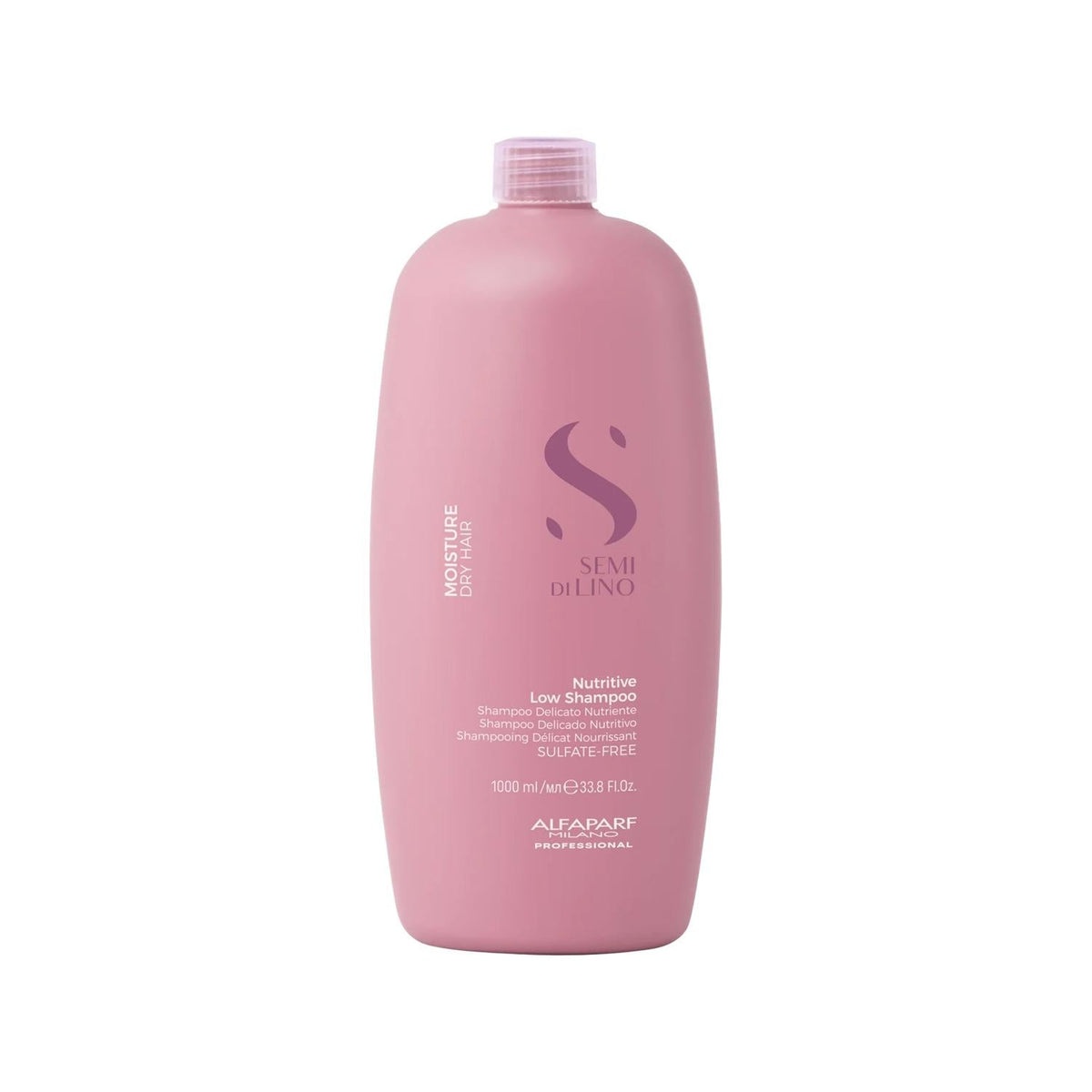 Alfaparf Semi Di Lino Moisture hydrating sulfate-free shampoo, 1000 ml, view 3