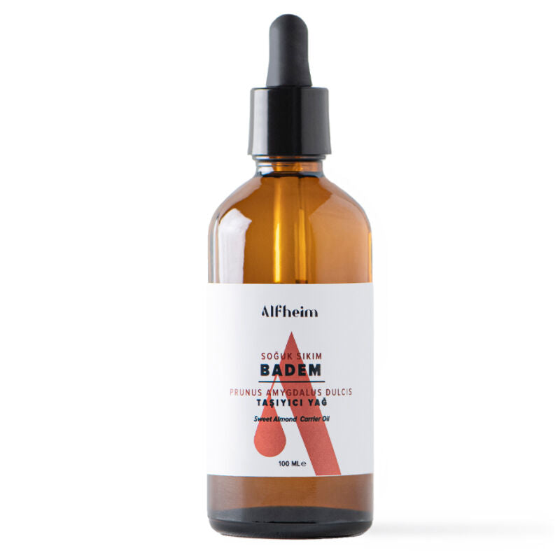 Alfheim Sweet Almond Carrier Oil for Skin & Hair 100 ml by Beauty Care Bag