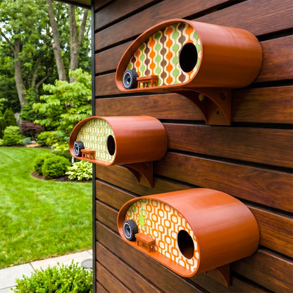 ADG42 Mid-Century Birdhouses | Retro RV Park Collection by Active Doodie Gear­®