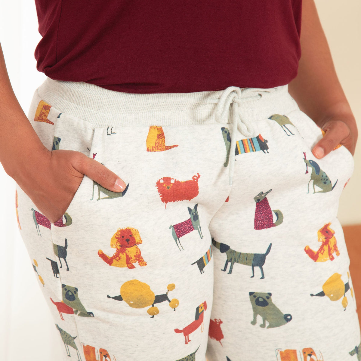 All Over Dog SweatpantsPullovers & Sweatshirts & HoodiesTorqelo.com