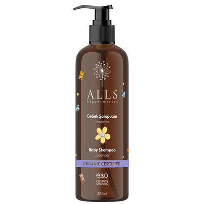 Alls Biocosmetics Organic Lavender Baby Shampoo, 350 ml