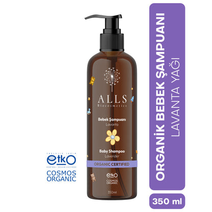 Alls Biocosmetics Organic Lavender Baby Shampoo, 350 ml, view 3