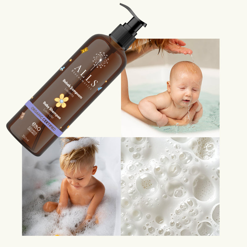 Alls Biocosmetics Organic Lavender Baby Shampoo, 350 ml, view 4
