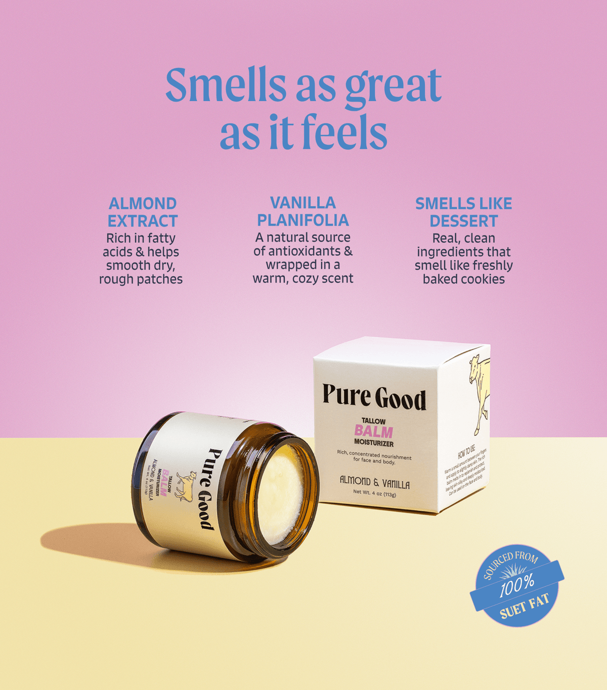 Almond & Vanilla · Tallow BalmTallow BalmTorqelo.com