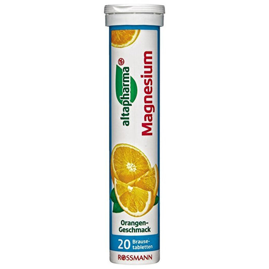 Altapharma Magnesium Effervescent Tablets - Orange Flavor | 20 CountVitamin & SupplementTorqelo.com
