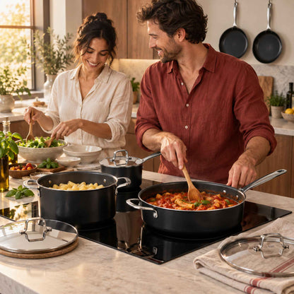 Ceramic Nonstick Cookware Set, 9-Piece by Alva Cookware