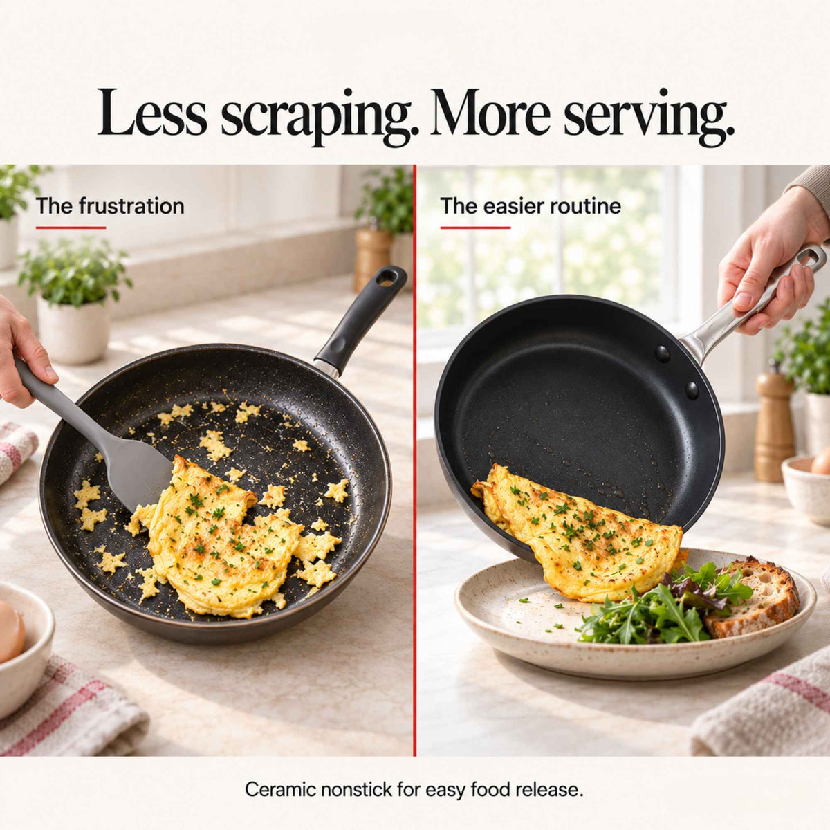 Ceramic Nonstick Frying Pan by Alva Cookware
