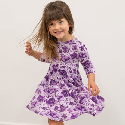 Amelia Bedelia Swirly Girl Dress by Sweet Bamboo