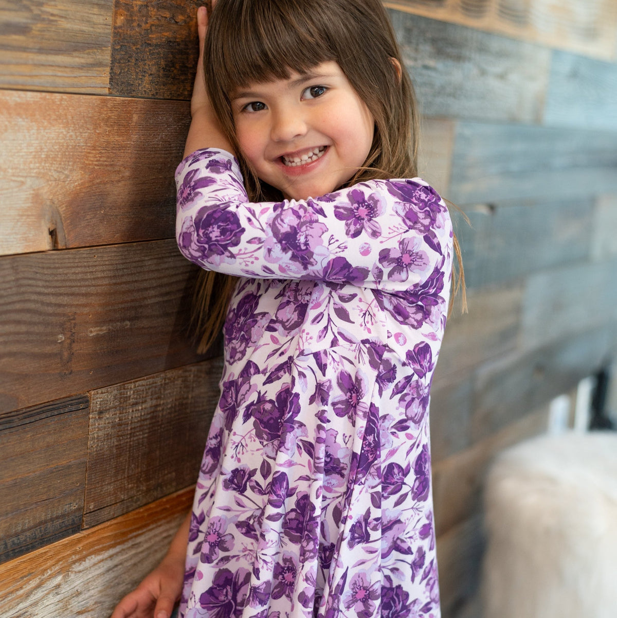 Amelia Bedelia Swirly Girl Dress by Sweet Bamboo