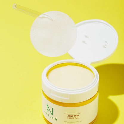 AMPLE:N Acne Shot Toner Pad 130ml by Seoulia