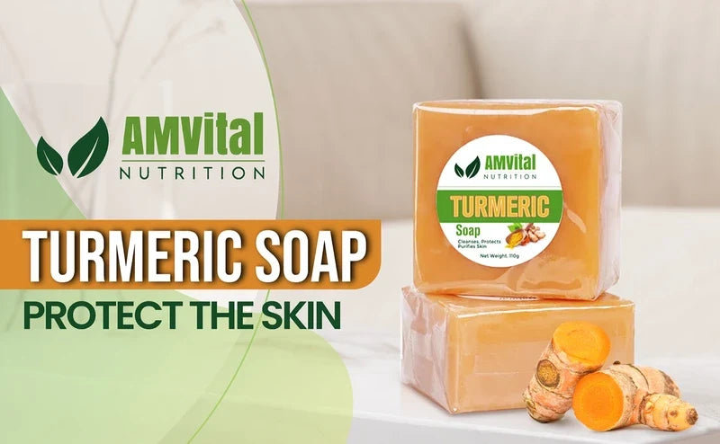AMVital Turmeric Shower Duo (Soap + Scrub) by AMVital