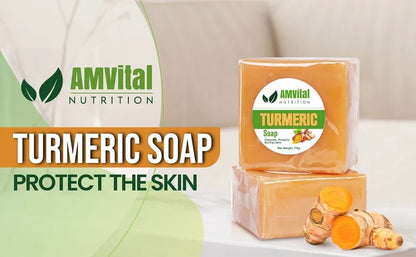 AMVital Turmeric Shower Duo (Soap + Scrub) by AMVital