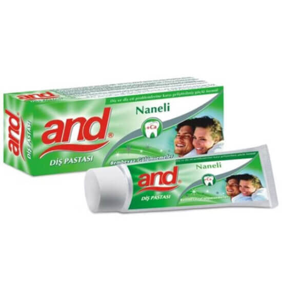 And Mint Toothpaste for Fresh Breath and Clean Teeth 90g by Beauty Care Bag