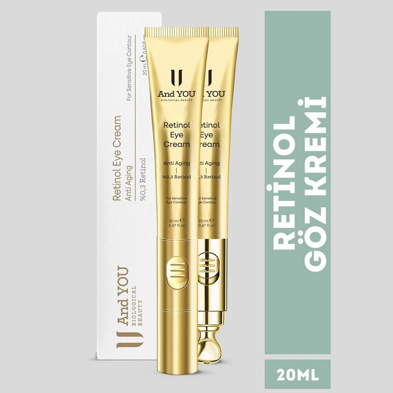 And You Retinol Vibrating Eye Cream for Fine Lines 20 mlSkincareTorqelo.com