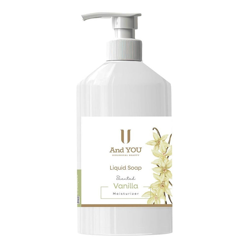 And You Vanilla Scented Liquid Soap for Gentle Cleansing 500 ml by Beauty Care Bag