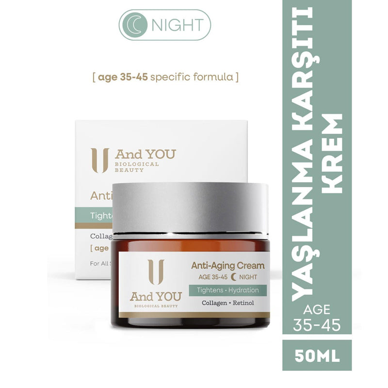 And You Age-Defying Night Cream for Smooth Skin 50 ml by Beauty Care Bag