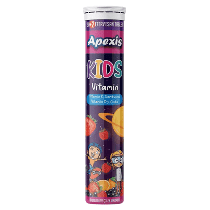 Apexis Kids Vitamin Berry Flavor Immune Support 22 Effervescent TabletsSupplementsTorqelo.com