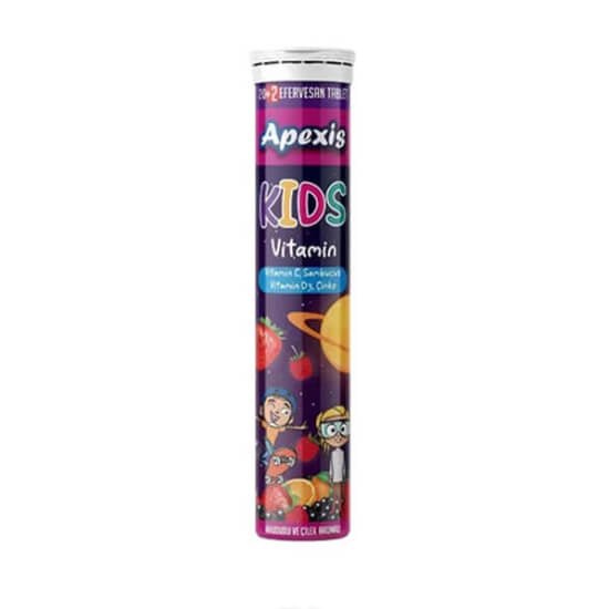 Apexis Kids Vitamin Berry Flavor Immune Support 22 Effervescent TabletsSupplementsTorqelo.com