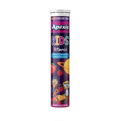Apexis Kids Vitamin Berry Flavor Immune Support 22 Effervescent TabletsSupplementsTorqelo.com