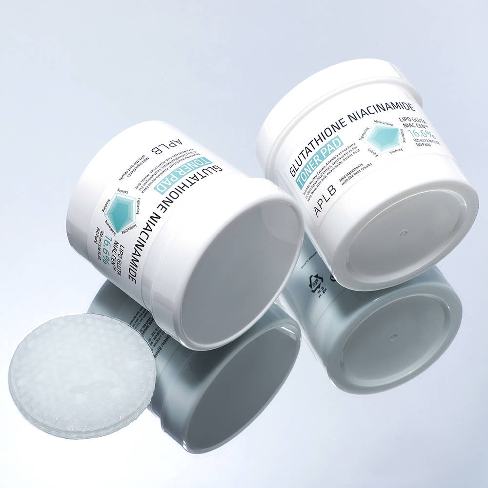 APLB Glutathione Niacinamide Toner Pad 100ml/60pads by Seoulia