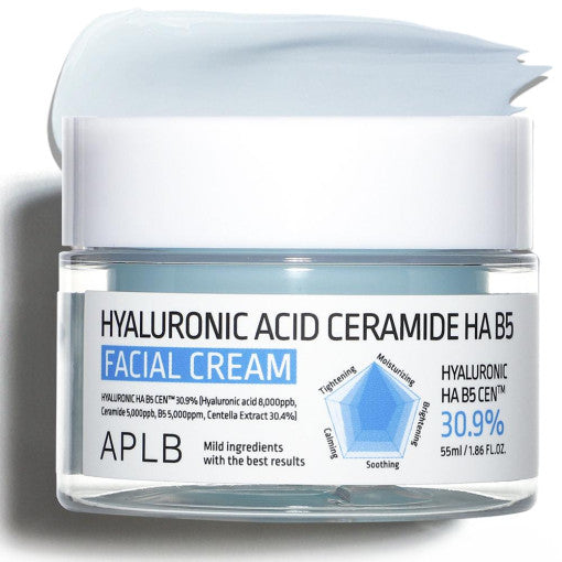 APLB Hyaluronic Acid Ceramide HA B5 Facial Cream 55ml by Seoulia
