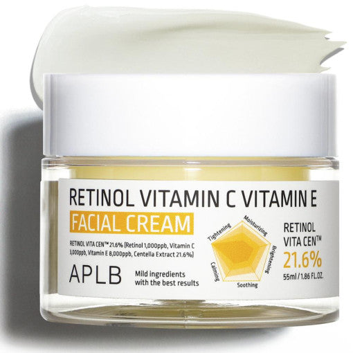 APLB Retinol Vitamin C Vitamin E Facial Cream 55ml by Seoulia