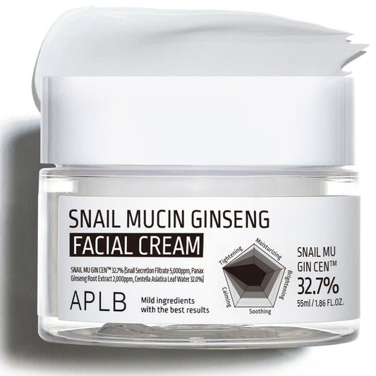 APLB Snail Mucin Ginseng Facial Cream 55ml by Seoulia